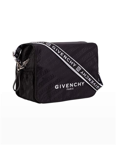 givenchy jacquard logo diaper bag